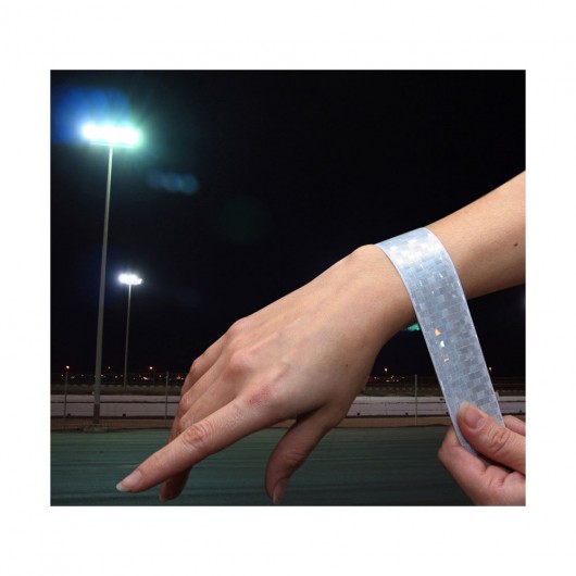 Reflective Slap Wristbands Lifestyle